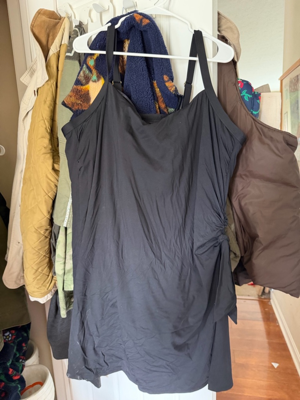 Lands End women’s swim dress black 26W